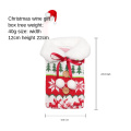 2020New Nordic Treetted Elk Flake Red Bottle Cover Christmas Decorative Bold Boutet Cover Homeding Articles